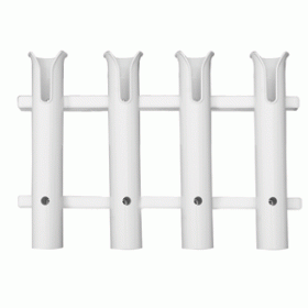 TACO 4-Rod Poly Rod Rack - White