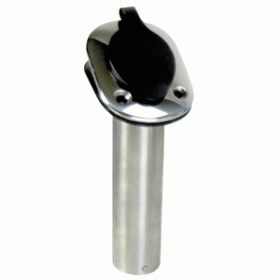 Whitecap 30&#176; Flush Mount Rod Holder - 304 Stainless Steel - 9-1/4"