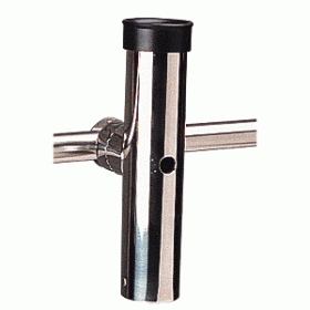 Sea-Dog Rail Mount Adjustable Rod Holder Fits Diameter 1-11/16" - Formed &amp; Cast 316 Stainless Steel