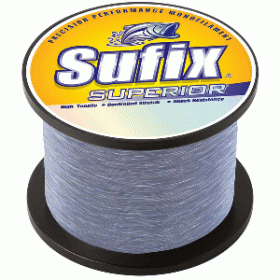 Sufix Superior Smoke Blue Monofilament - 130lb - 1640 yds