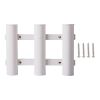 Goture Boat Fishing Rod Holder; 3 Rod Tube Plastic Holder Fishing Tackle Tool