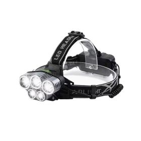 Rechargeable Headlamp for Camping Cycling Hiking Hunting (Color: As pic show)