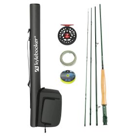 Kylebooker Fly Fishing Combo Kit 3/4/5/6/7/8 Weight Starter Fly Fishing Rod and Reel Kit  with One Travel Case (size: 7wt 9'0''4pc Rod,7/8 Reel)